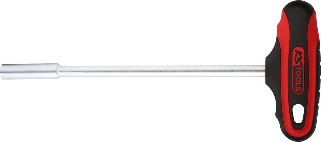 KS TOOLS 158.5009-E T-Griff-Nuss-Schraubendreher, lang, 9mm, auf Hänger