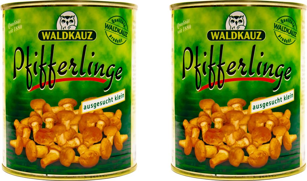 Food-United Pfifferlinge ausgesucht klein Speise-Pilz 2 x  Produktbild 