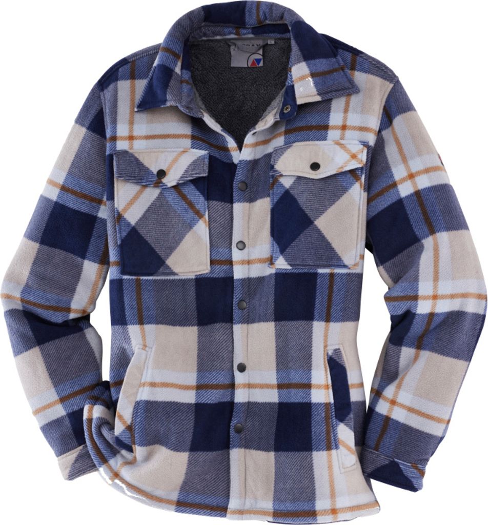 Terrax Workwear Herren Overshirt mit Sherpa-Futter - Produktbild 