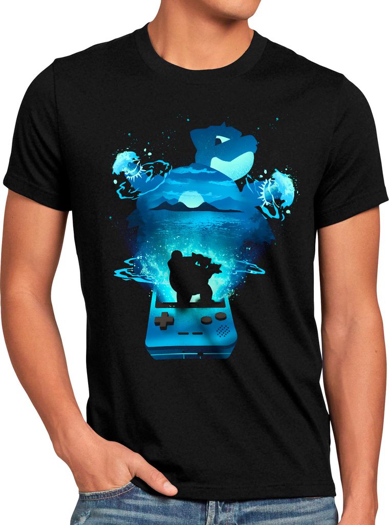 BaumwolleCloud Blue Edition Herren T-Shirt monster game online