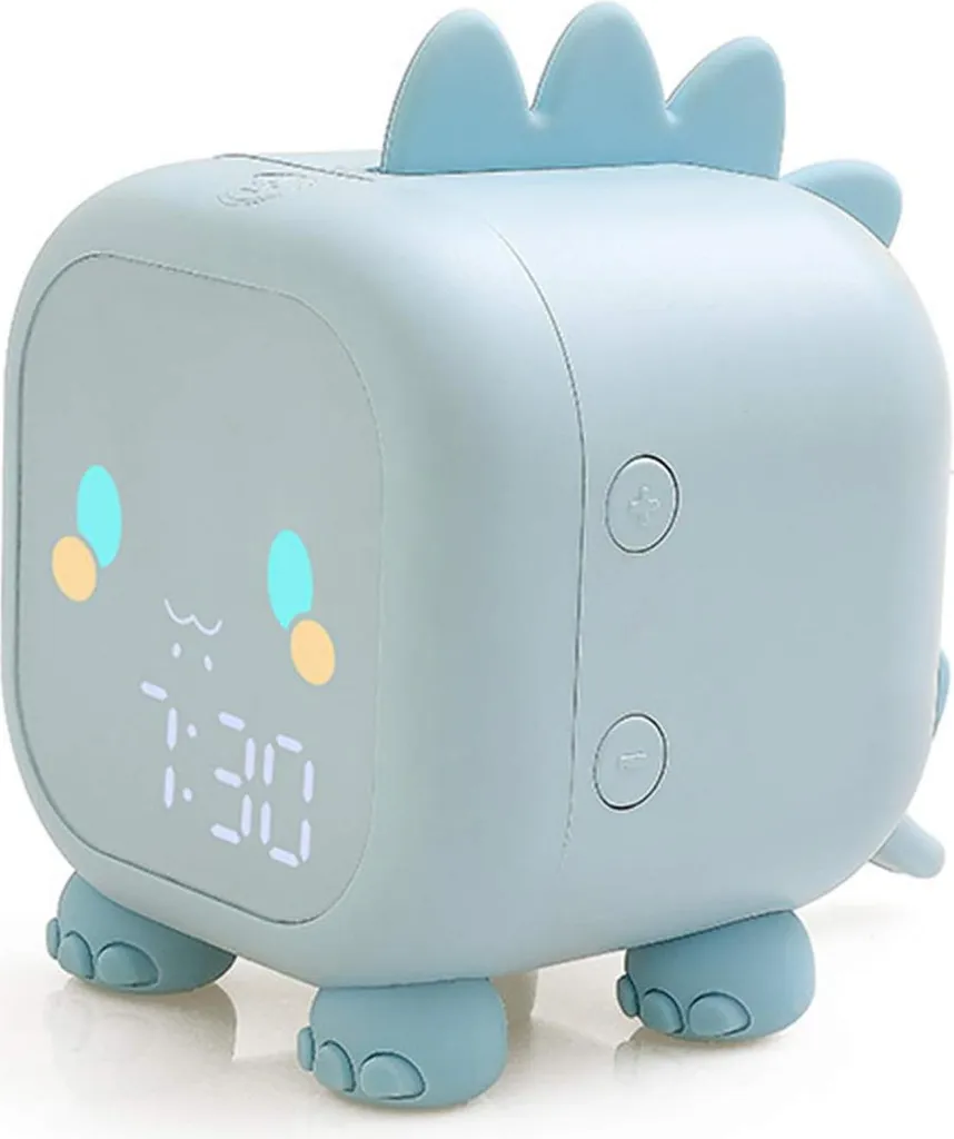 Réveil pour enfants éducatif avec affichage LED et veilleuse intégrée