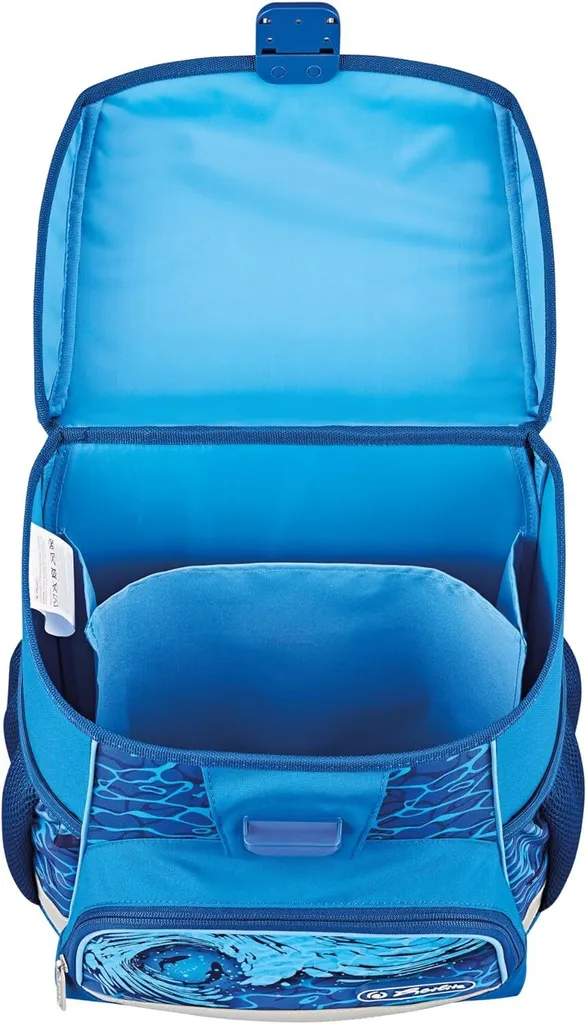 Cartable ergonomique Herlitz Loop Plus Blue Shark contre le mal de dos - 3