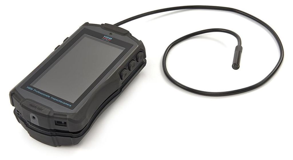 HBM Professionelle Inspektionskamera, Endoskop mit 110 mm Vollfarb-LCD-Display