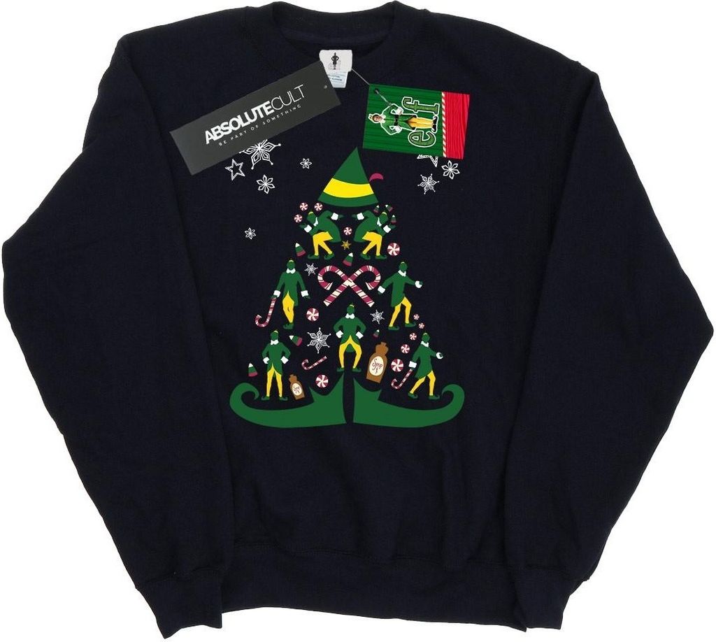 Elf - Sweatshirt für Damen BI5047 (M) (Schwarz)