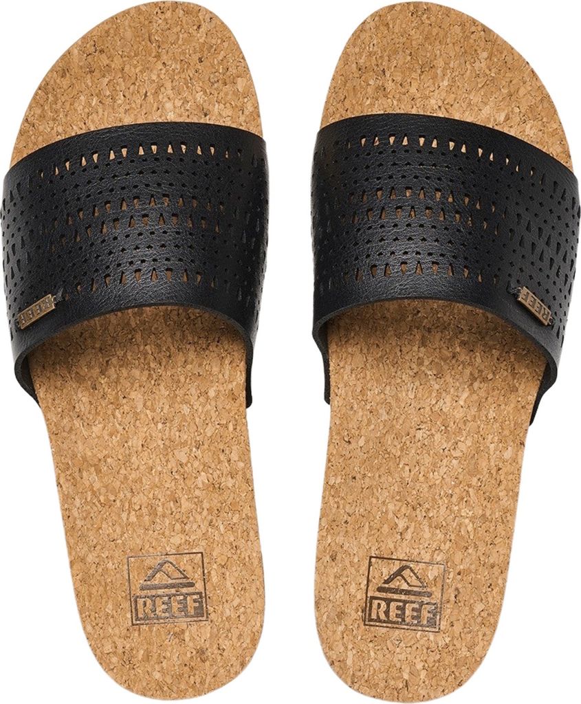 Reef Sandalen CUSHION SCOUT Pantoletten mit veganem Lederriemen