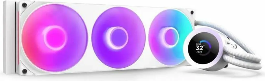 NZXT Kraken Plus 360 RGB Blanc RL-KR360-W2 Kit de Refroidissement Liquide