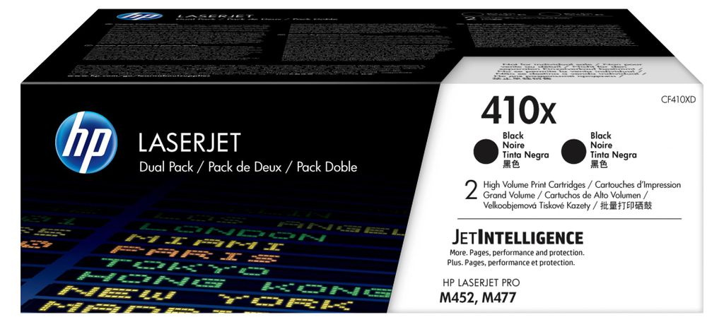 HP 410X Dvojbalení černých originálních tonerových kazet Obrázek produktu 