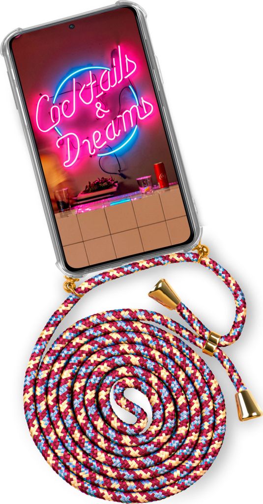TWIST-Case + TWIST-Cord für Samsung Galaxy S21, Farbe:Lucky Heart (Gold)