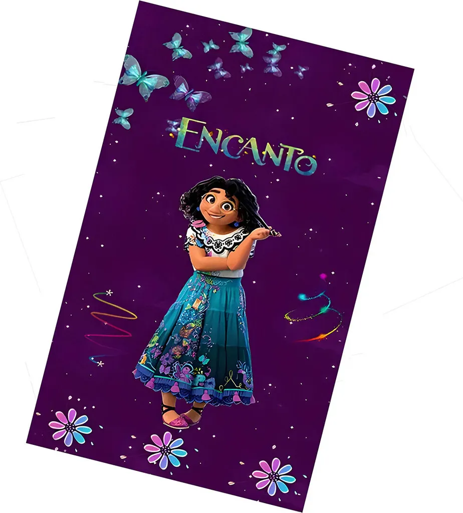 Tapis enfant 120x160 cm Encanto - Décoration de chambre Disney colorée