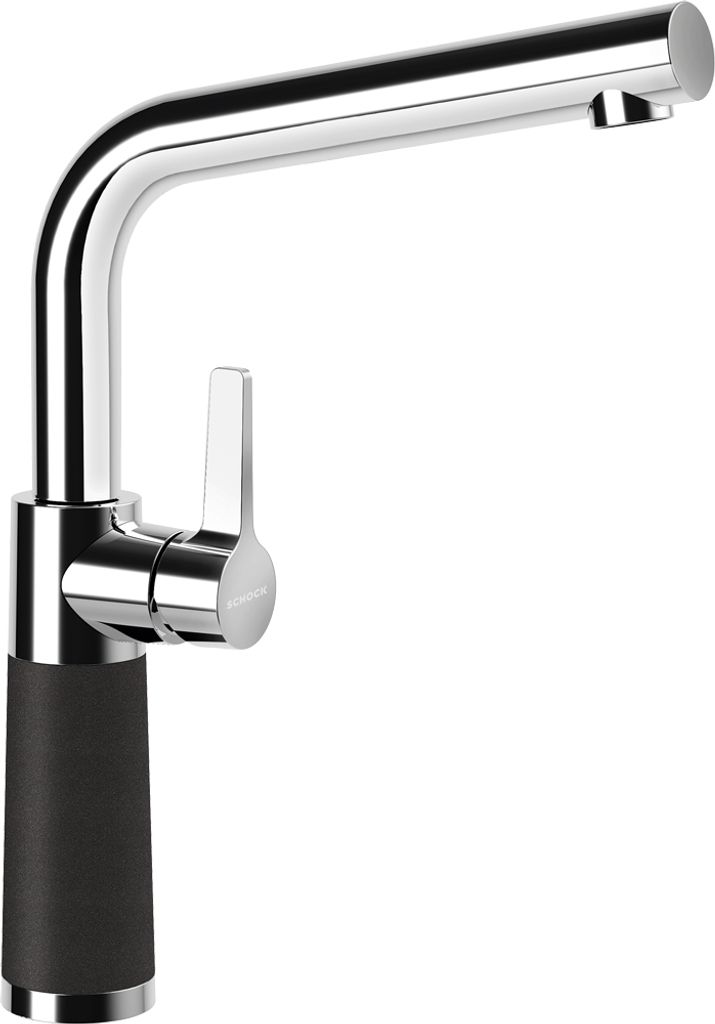 SCHOCK Armatur SC-540 in ONYX mit Festauslauf / CRISTALITE PLUS