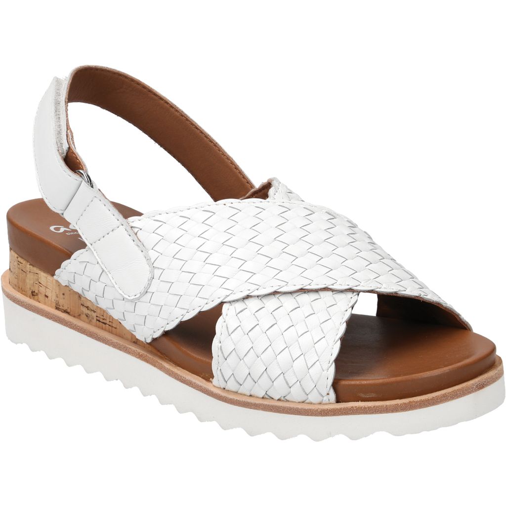 Ara Sandalette 28206-16 VALENCIA, gelocht/geflochten, Weiß, Produktbild 