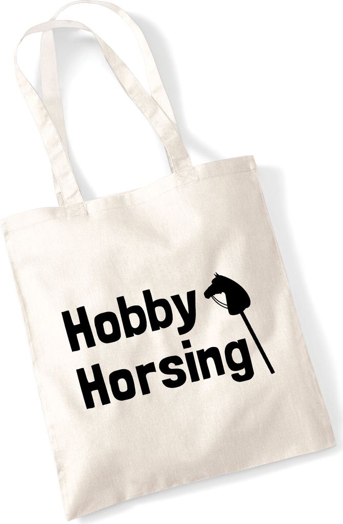 Huuraa Jutebeutel Hobby Horsing Steckenpferd 10 Liter Natural Baumwolle Tasche Geschenkidee