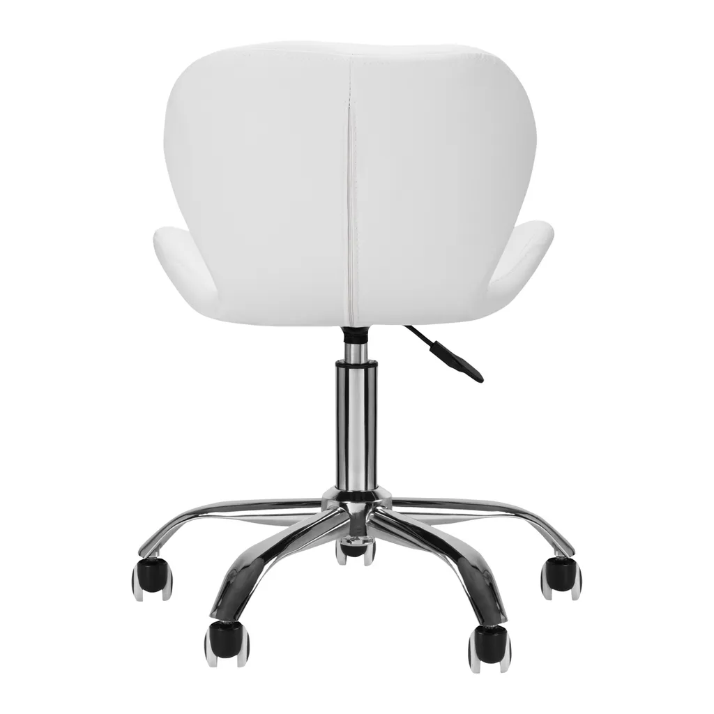 Sgabello Multiuso Qs-06 Bianco | Perfetto per Make-up e Scrivania - 3
