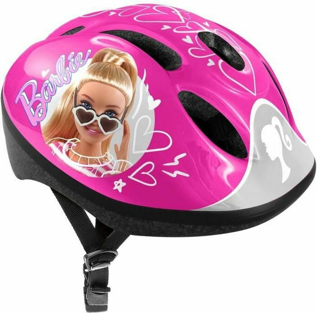 Barbie Fahrradhelm für Kinder, Rosa, Größe S (53-56 cm), Produktbild 