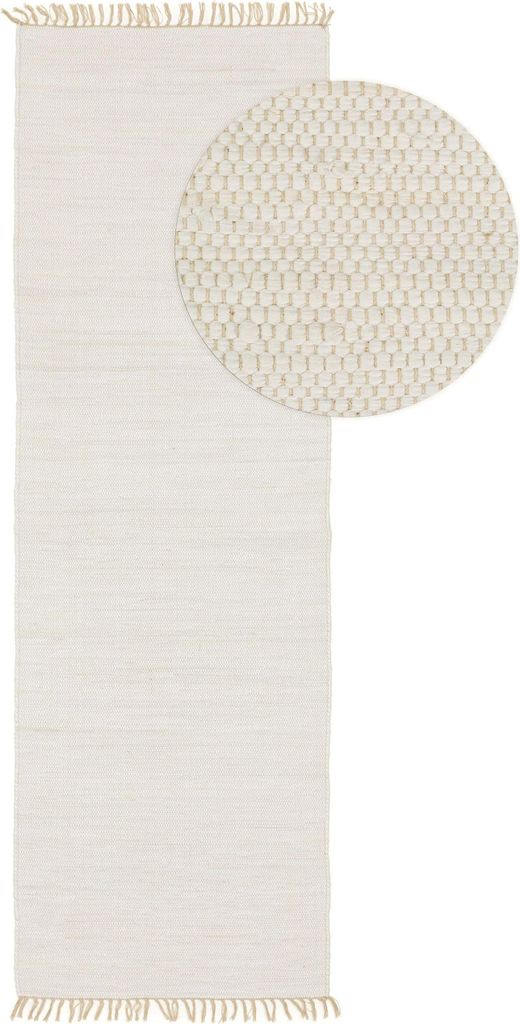 benuta bawełniany dywan Tom Kremowy 80x300 cm bieżnik Zdjęcie produktu 