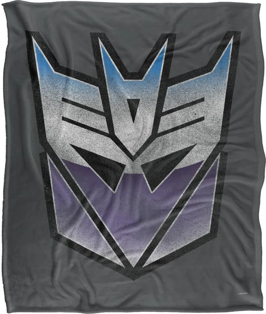 Plaid Transformers Logo Vintage TV19190 Couverture Douce pour le Salon