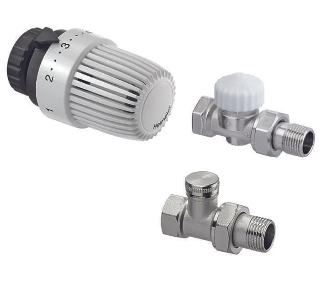 Kit thermostatique Calypso Exact préréglé avec vanne d'arrêt intégrée