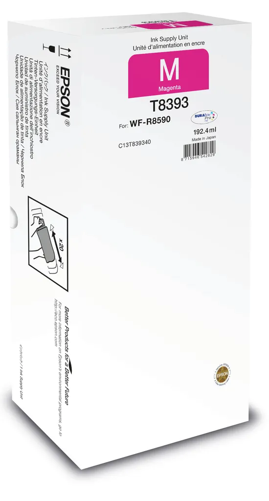 Epson T8393 XL Violet - Finies les pannes d'encre sur vos tirages A3