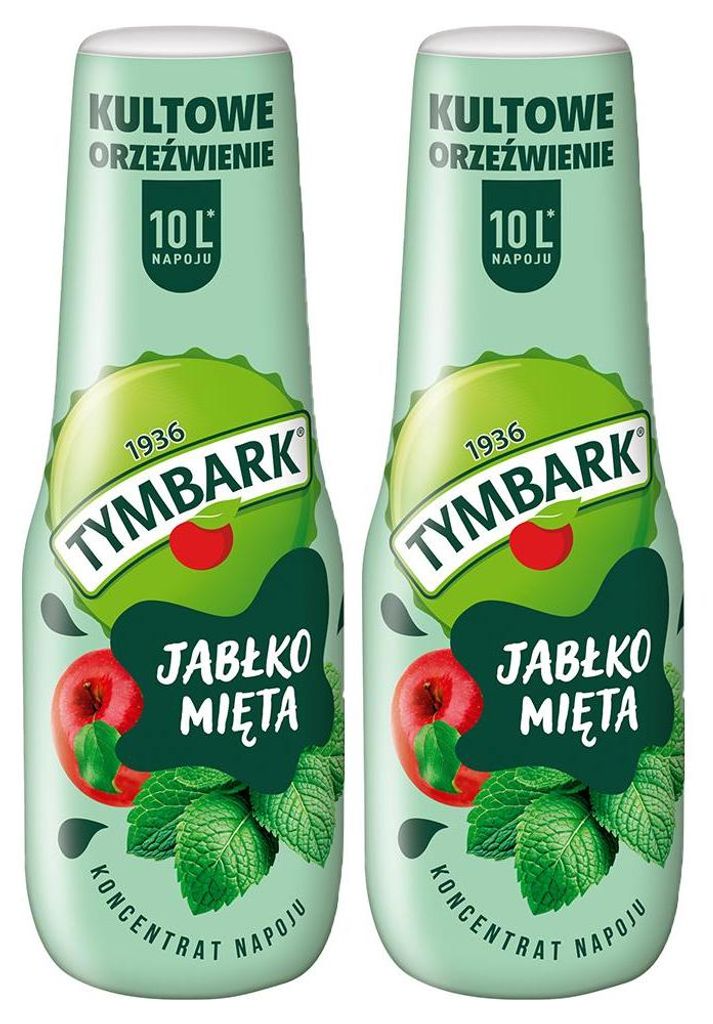 Tymbark Apfel-Minze Sirup 500 ml, Getränkesirup, 2 Stück Produktbild 