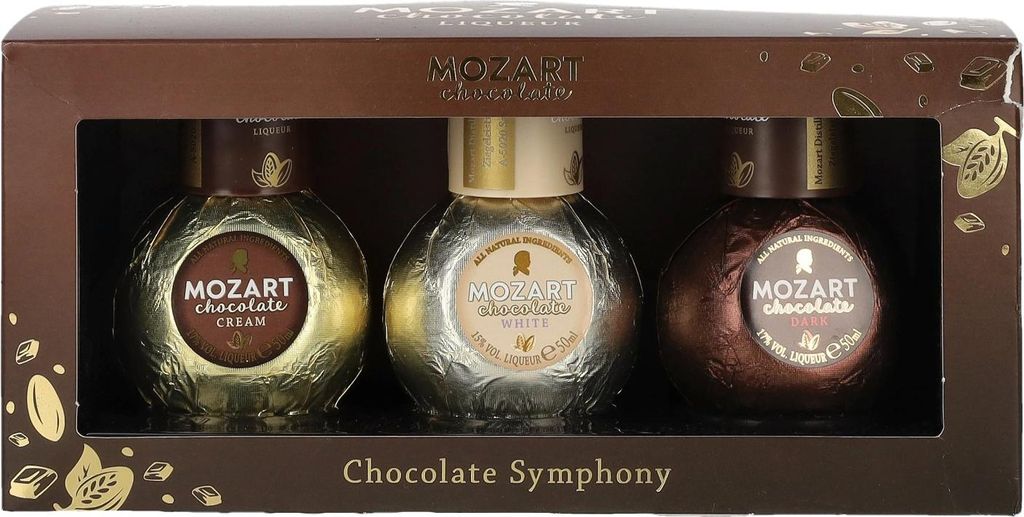 Mozart Chocolate Symphony Sahnelikör Trio Set 16,3% Vol. Image du produit 