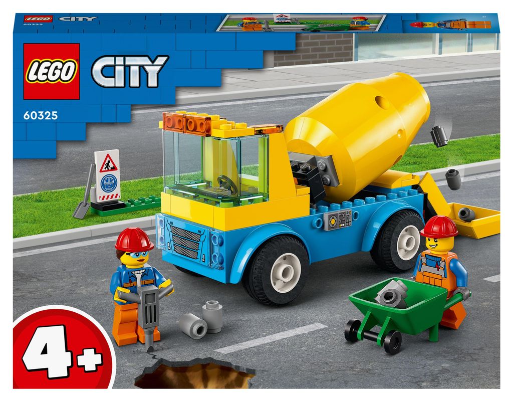LEGO 60325 City Starke Fahrzeuge Betonmischer, Produktbild 