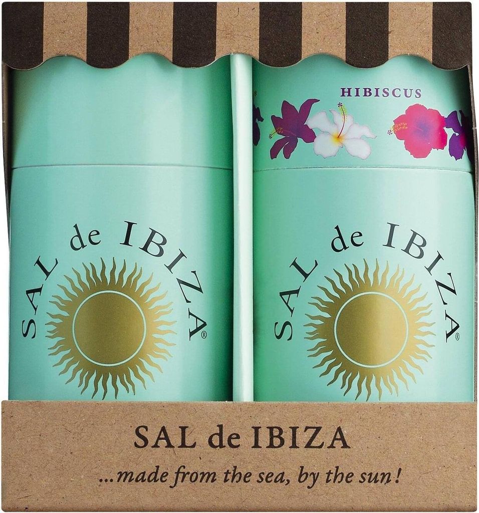 Granito Strandkorb-Duo Pur & Hibiscus, 215 g, Sal de Ibiza Immagine del prodotto 