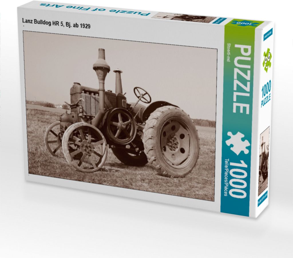 CALVENDO Puzzle Lanz Bulldog HR 5, Bj. ab 1929 | 1000 Teile Lege-Größe 64x48cm Foto-Puzzle für glückliche Stunden