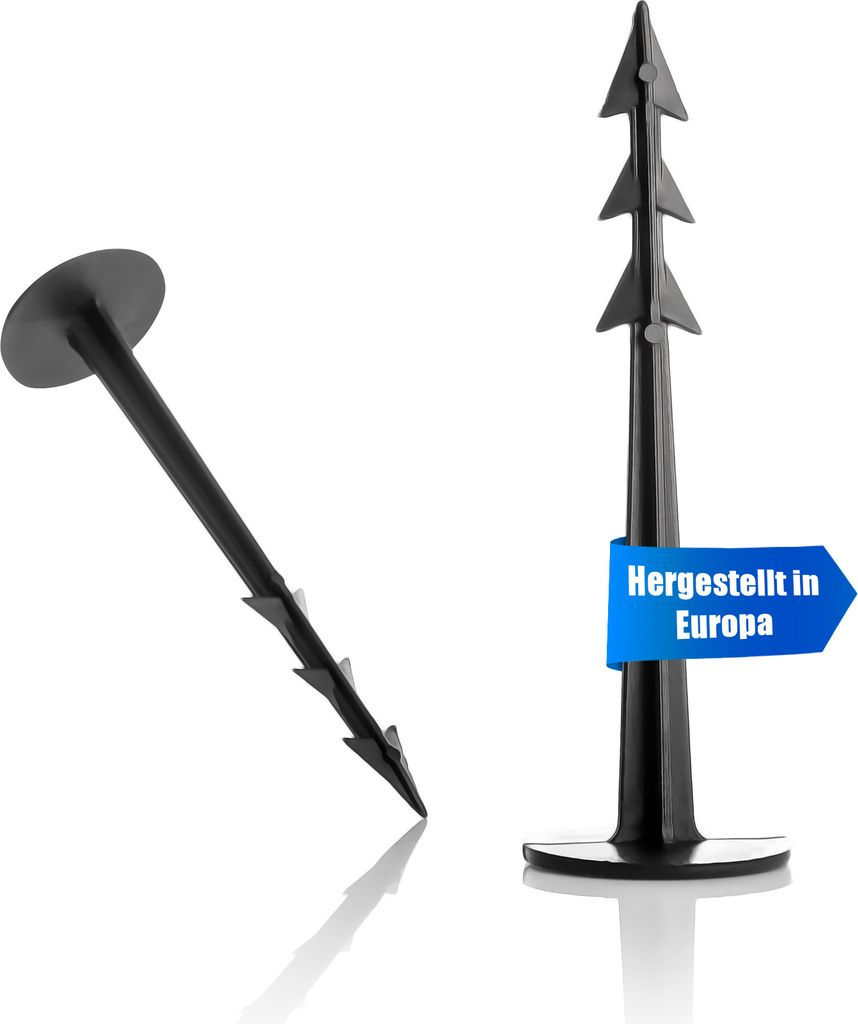BigDean 200x Erdnägel für Unkrautvlies mit 3 Widerhaken Produktbild 