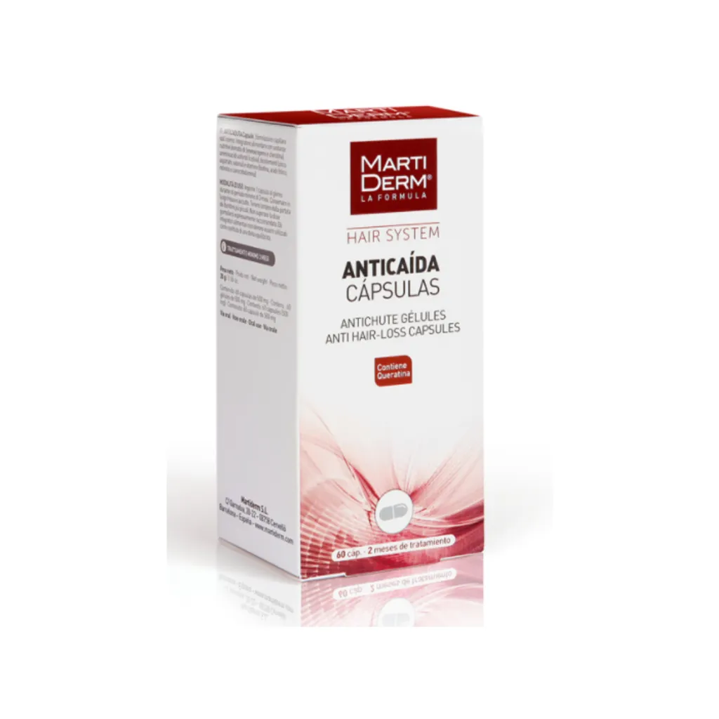 Martiderm Gélules Anti-Chute Riches en Cystine et Zinc 60 Unités Vitalité