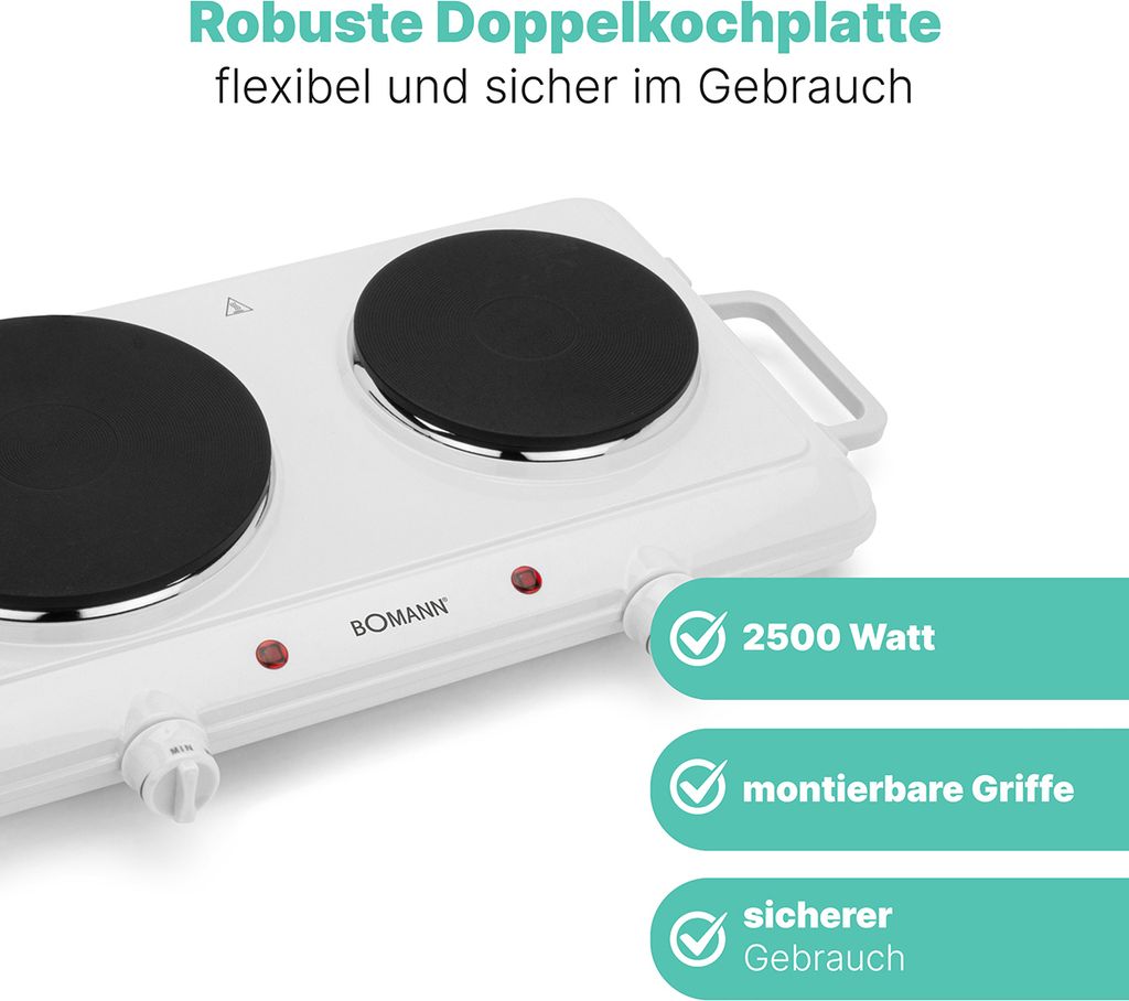 Podwójna płyta grzewcza DKP 5028 CB Zdjęcie produktu 7