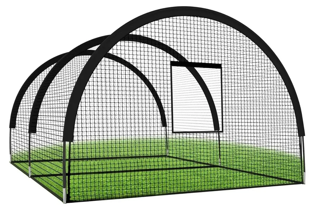 Cage de frappe baseball pour stopper les balles et utiliser un lanceur