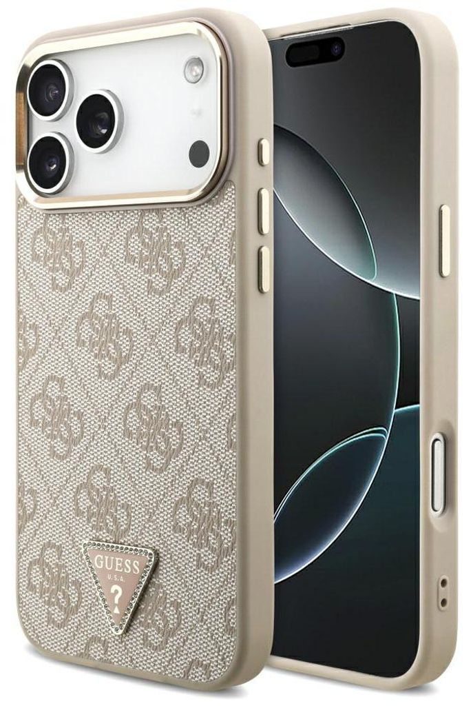 Guess telefoonhoesje 4G Triangle Logo voor iPhone 18 Pro Productafbeelding 