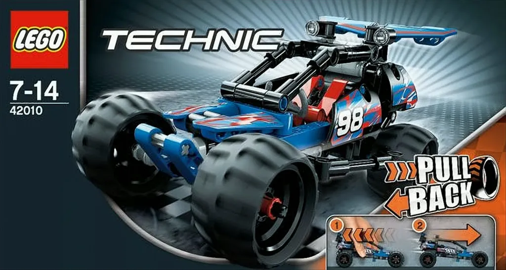 Buggy de course Lego Technic avec moteur à rétro-friction puissant