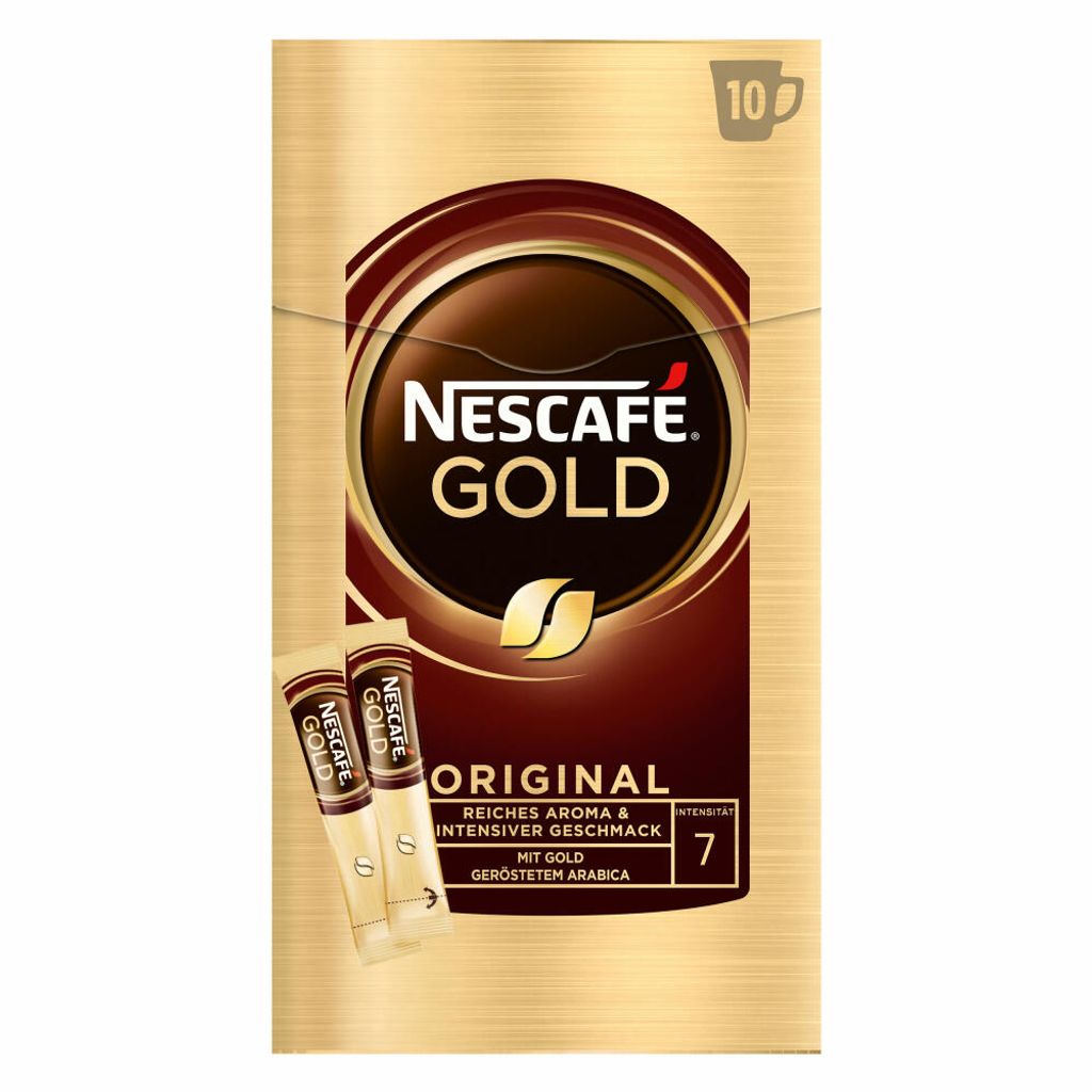 Nescafé Gold, Löslicher Bohnenkaffee, Instantkaffee, Kaffee Produktbild 