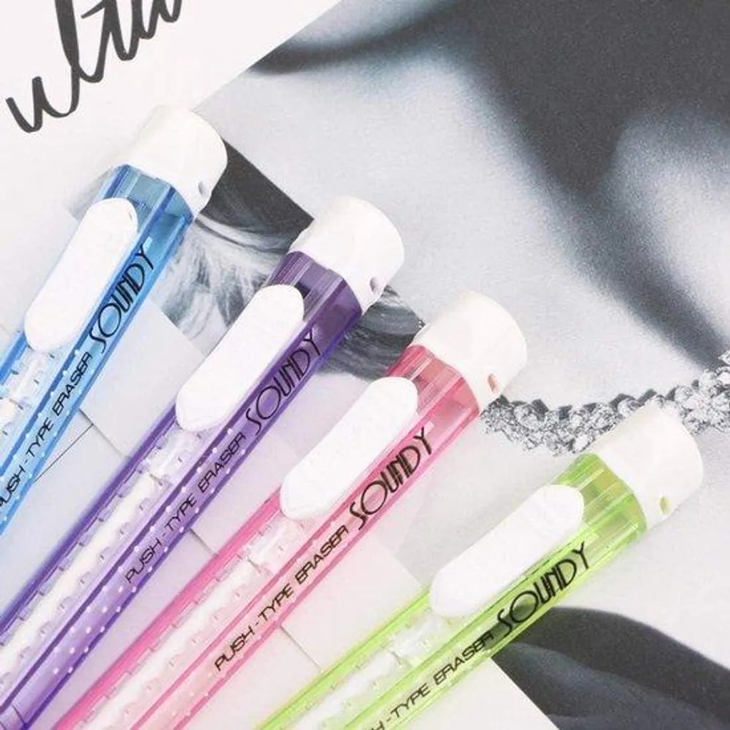Porte-mine pour dessin et prise de notes avec gomme, format de poche