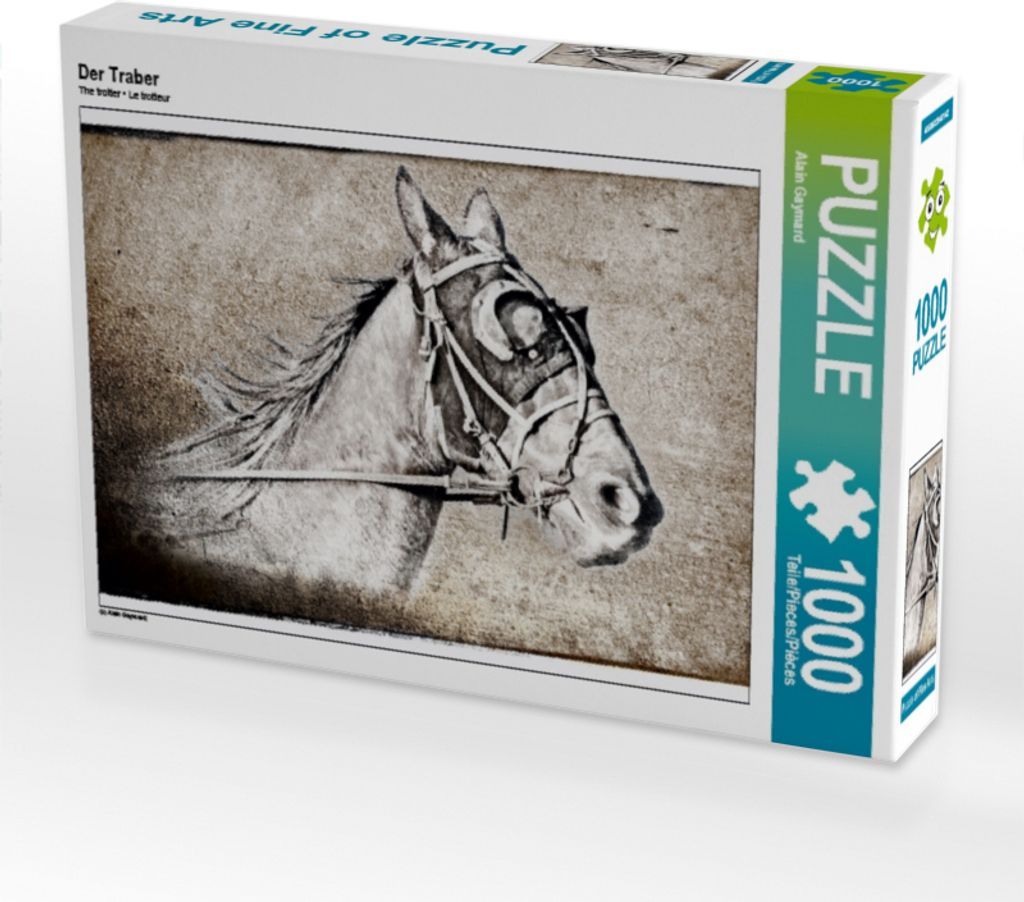Calvendo Der Traber 1000 Teile Puzzle quer 640x480mm, Gaymard Alain; 7372533