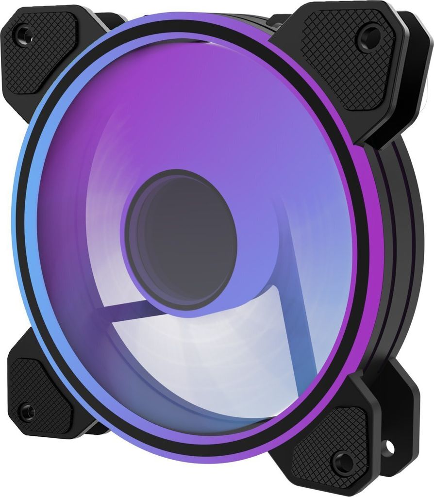 PREYON EAGLE EYE 120 PWM ARGB Lüfter, Spiegeleffekt, ARBG-Beleuchtung, Gummi-Vibrationsschutz Pads, 120 mm PWM-Lüfter Größe