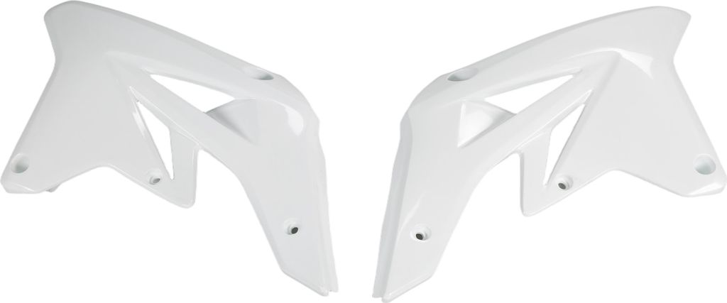 Kühlerverkleidung UFO PLAST 2-teilig Abdeckung Kühler für Suzuki RM-Z 250 ccm Bj. 2007 - 2009, Farbe:weiß OEM