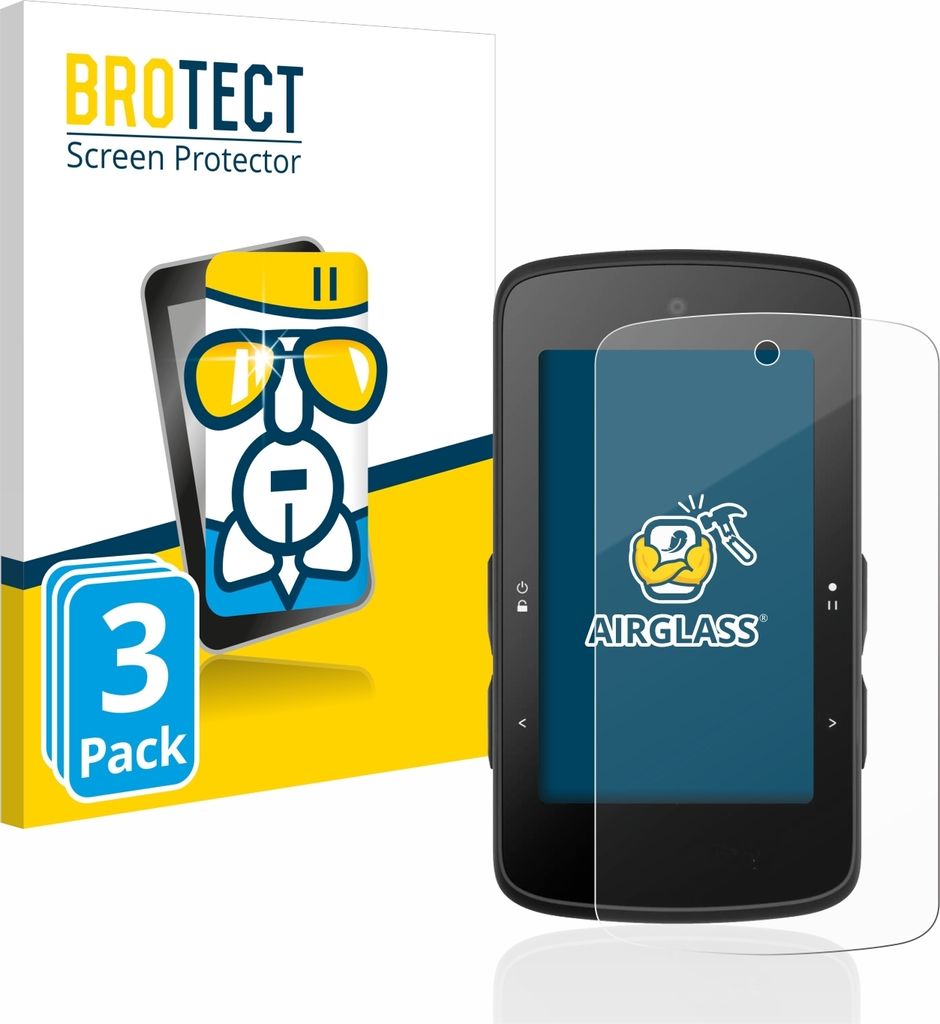 3x BROTECT Schutzglas für Bryton Rider 750 SE Schutzfolie Panzer Folie Glas Display Schutz klar