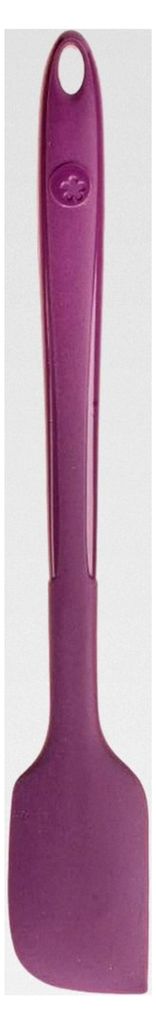 Teigschaber M | Premium-Silikon | Hitzebeständig | Spülmaschinengeeignet | 28 cm | Farbe: lila