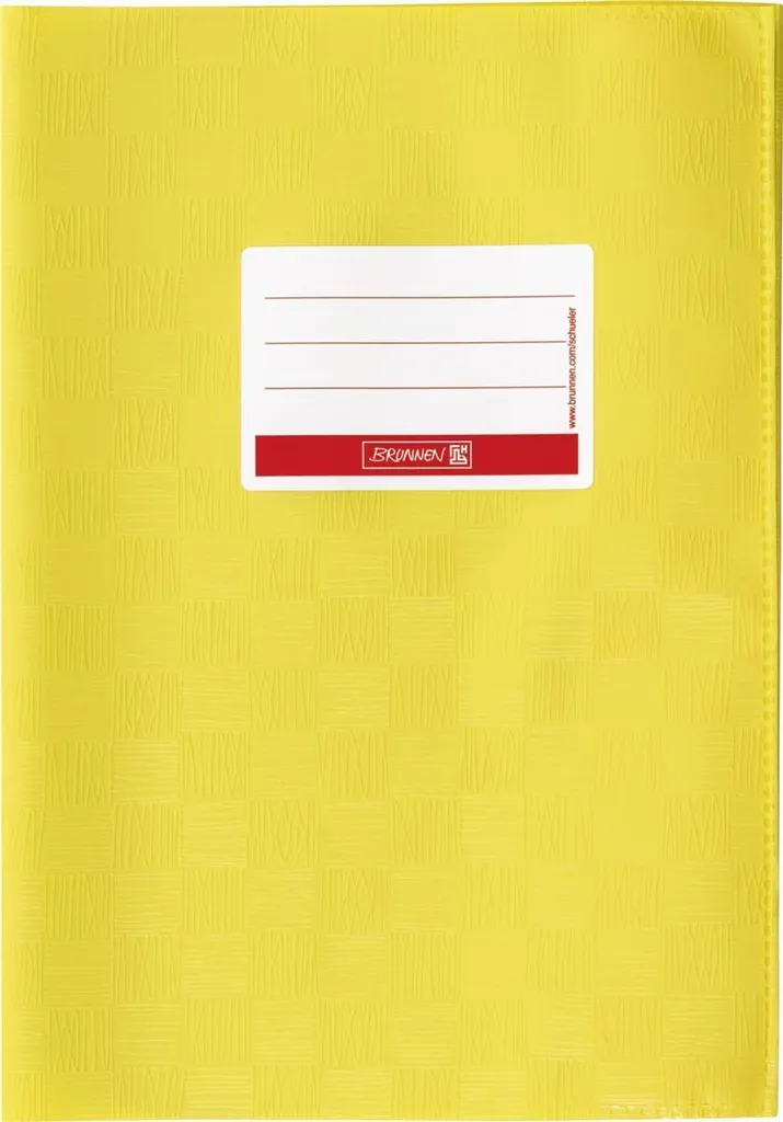 Couverture de Cahier A5 Jaune BRUNNEN 104052510 en Plastique Souple