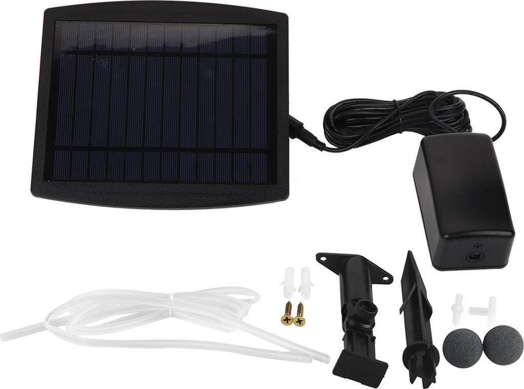 Solarbetriebener Oxygenator, leistungsstarke umweltfreundliche hochwertige 1800 -mAh -Luftpumpe, 6 V/2,4 W/420 mA Fischtank für Aquarium
