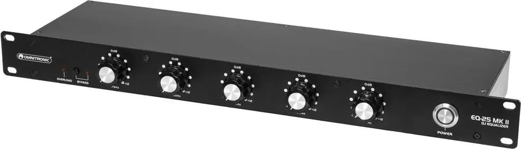 Égaliseur pour DJ OMNITRONIC EQ-25 MK2 Idéal pour Clubs et Studios