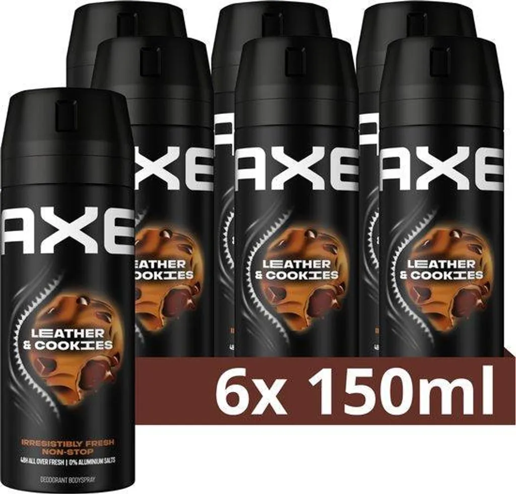 Déodorant spray corps Axe Cuir & Biscuits pour homme format 6x150 ml - 2