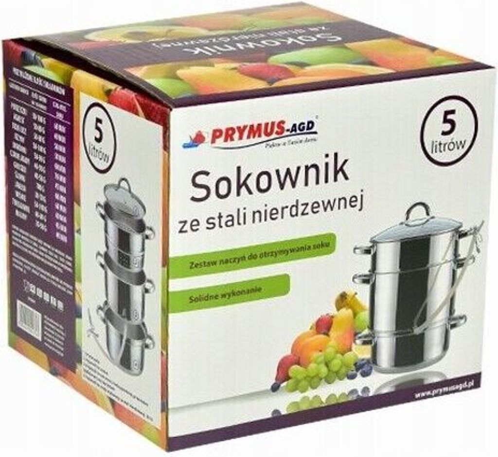 5L Edelstahl Dampfentsafter Entsafter Fruchtentsafter Produktbild 6