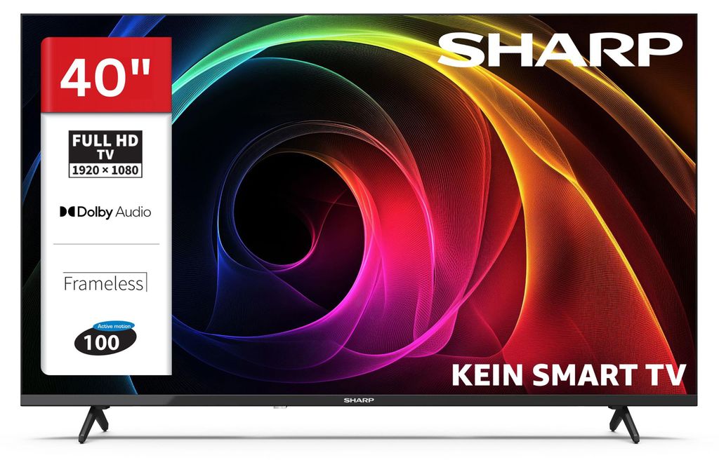 SHARP 40HA1705E 40 Zoll Fernseher LED TV mit Full HD Produktbild 