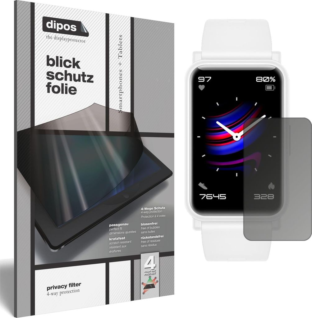 Blickschutzfolie für Honor Watch ES matt Schutzfolie Folie Produktbild 