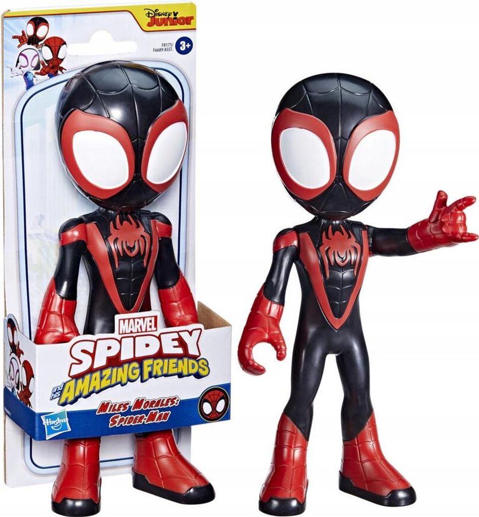 Spider-Man Black Miles Morales Spiderman und Super Buddies Figur