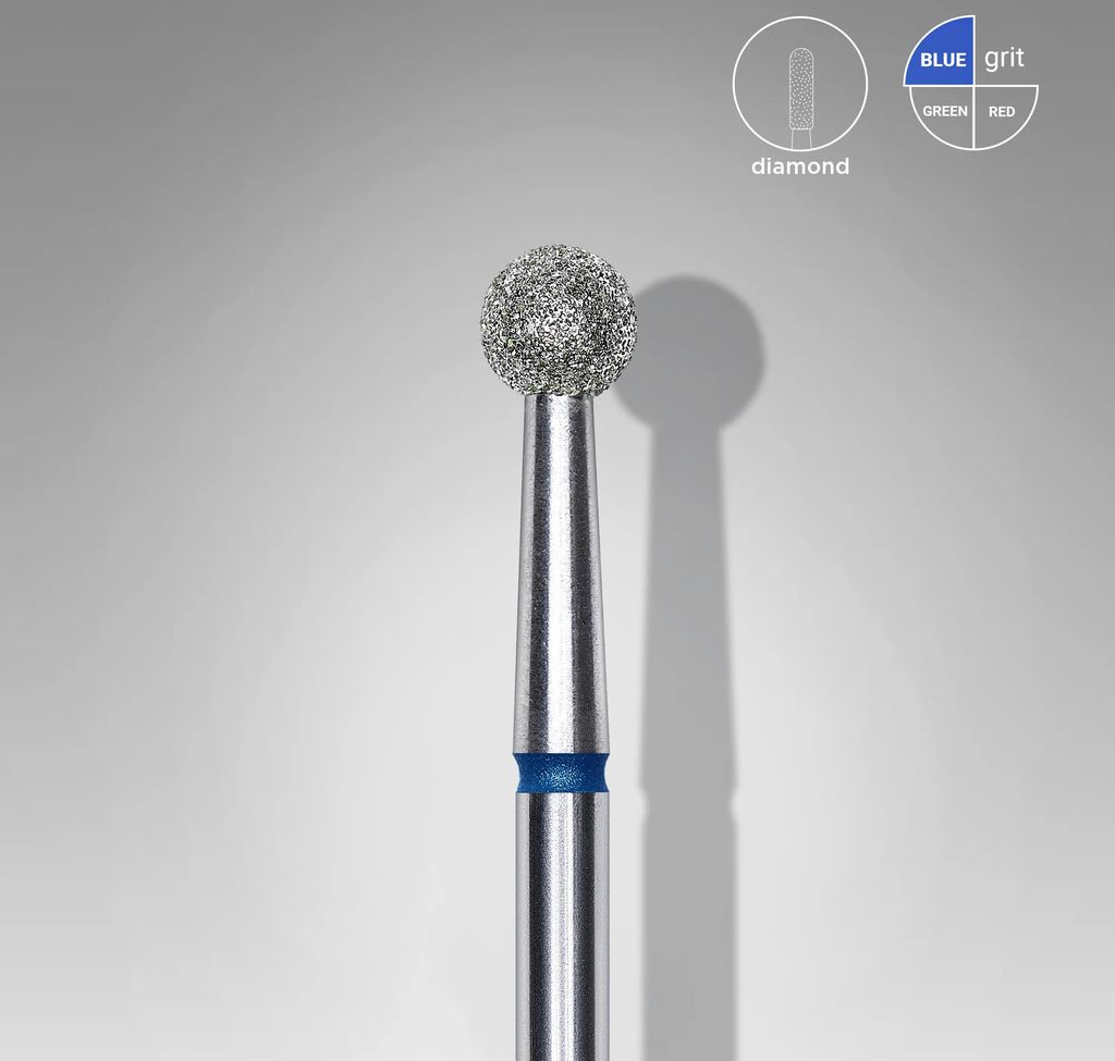 STALEKS kulka z zadziorami diamentowymi 4 mm, niebieska Zdjęcie produktu 