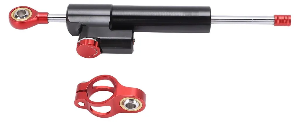 Barre stabilisatrice moto aluminium anti-vibration universelle 10"